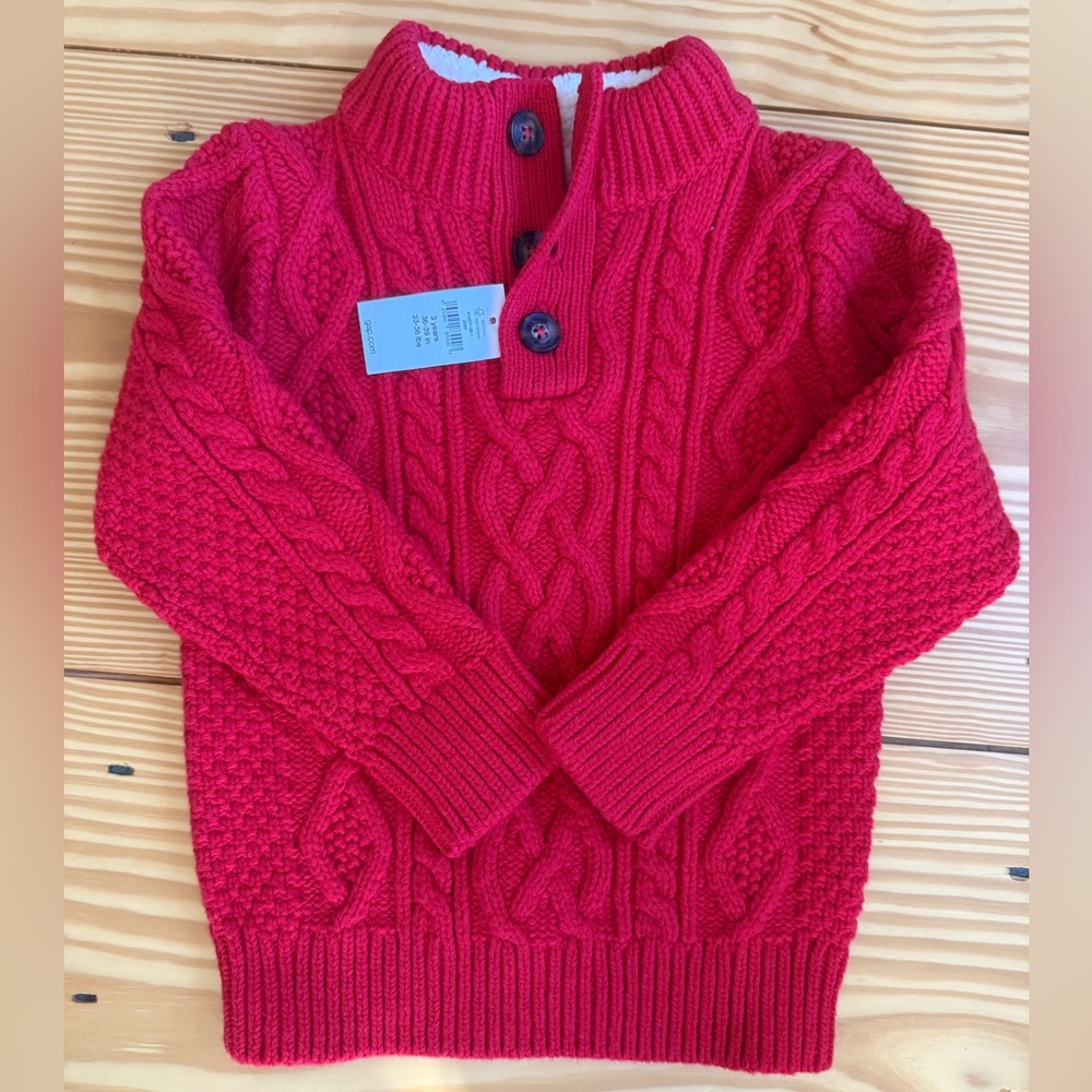 Baby Gap Cable Knit Pullover Sweater NWT